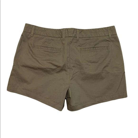 George Khaki Olive Green Preppy Shorts Neutral Plus 16 - Picture 5 of 7